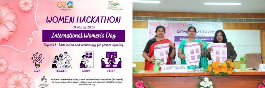 Launch of Women Hackathon on the occasion of Womens Day