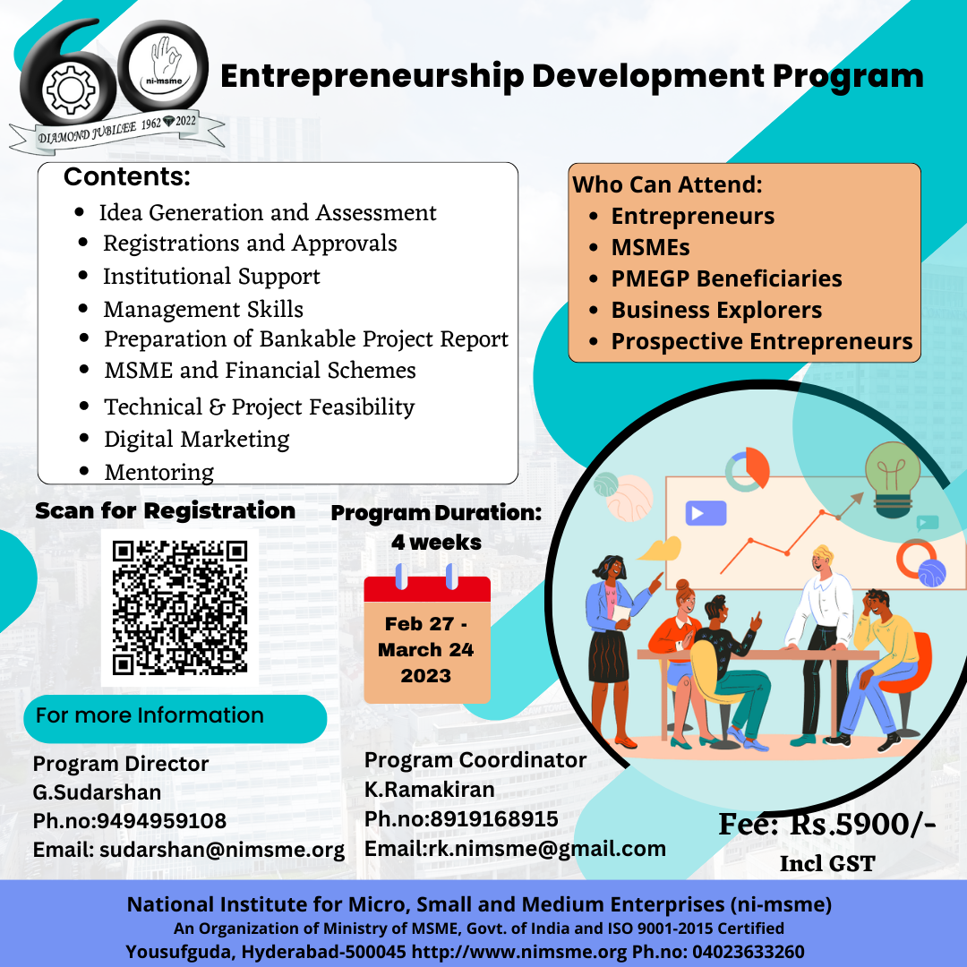 entrepreneurship training program pdf