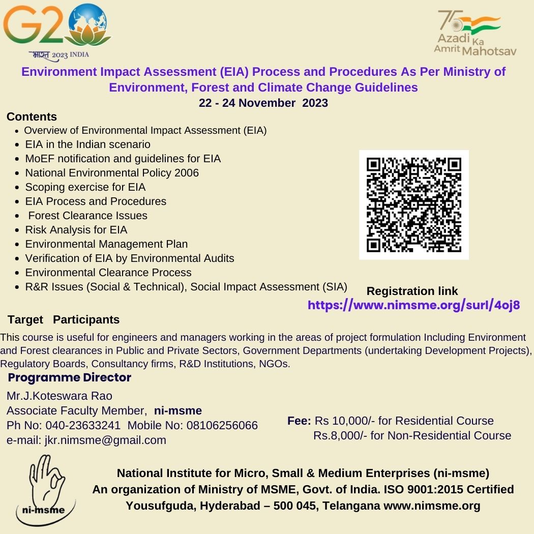 Environment Impact Assessment (EIA) Process And Procedures As Per ...