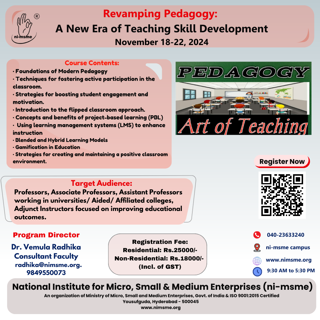 Revamping Pedagogy: A New Era of Teaching Skill Development